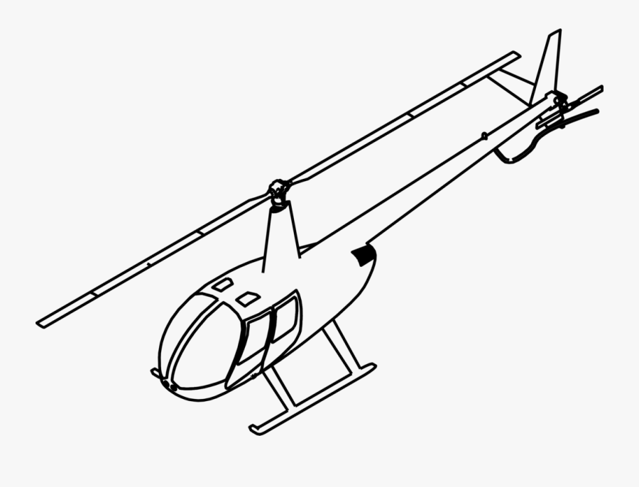 Airplane Clipart Helicopter - Helicopter, Transparent Clipart