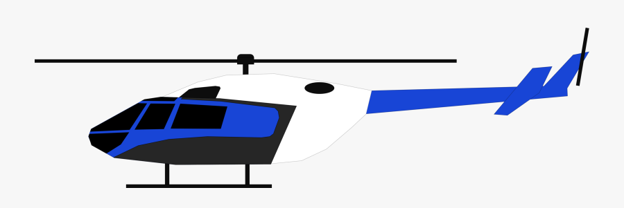 Transparent Helicopter Clipart - Helicopter Rotor, Transparent Clipart