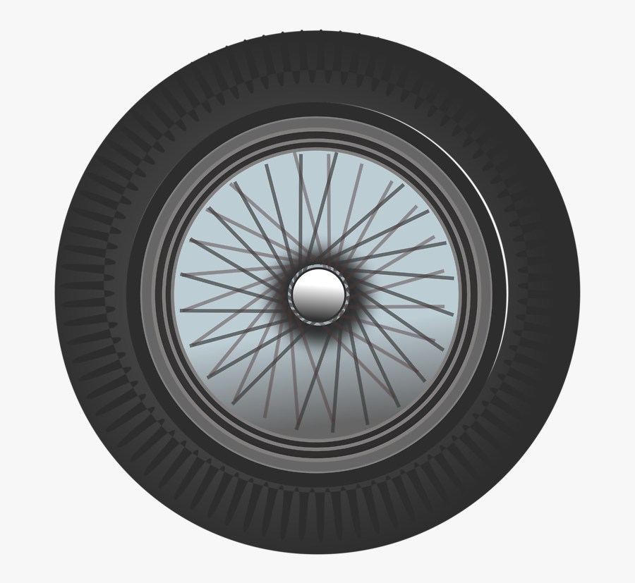 Wheel,spoke,tire - Auto Rad, Transparent Clipart