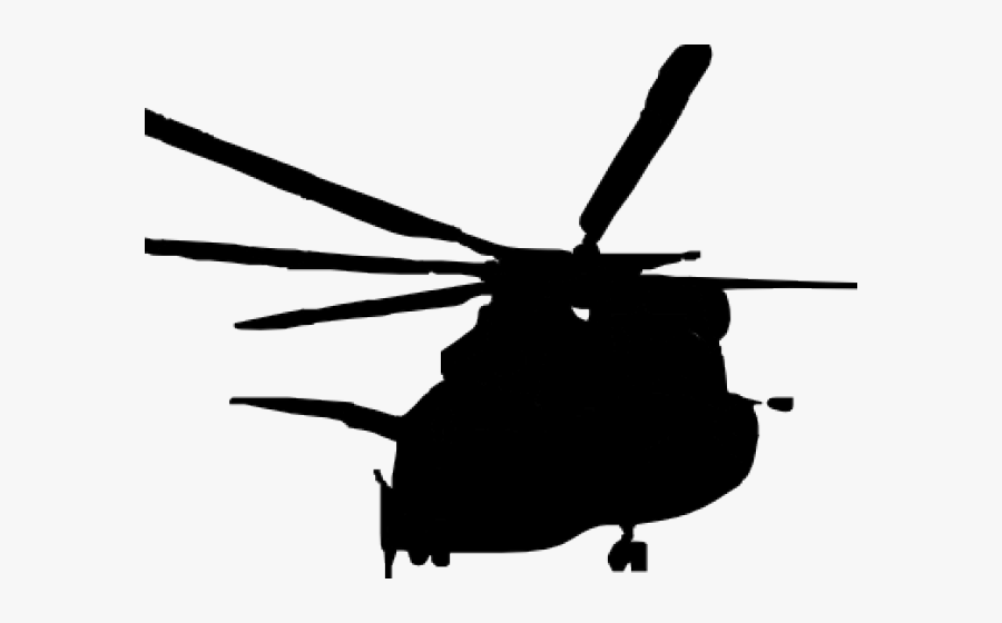 Army Helicopter Clipart Police Helicopter - Apache Silhouette Transparent, Transparent Clipart