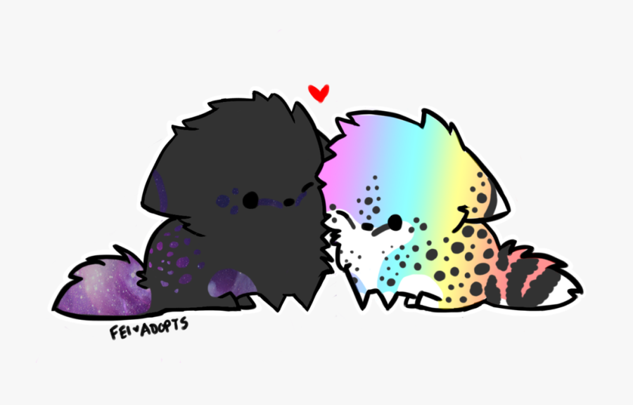 Chibi Cheetahs By Jingle101 - Chibi Cheetahs, Transparent Clipart