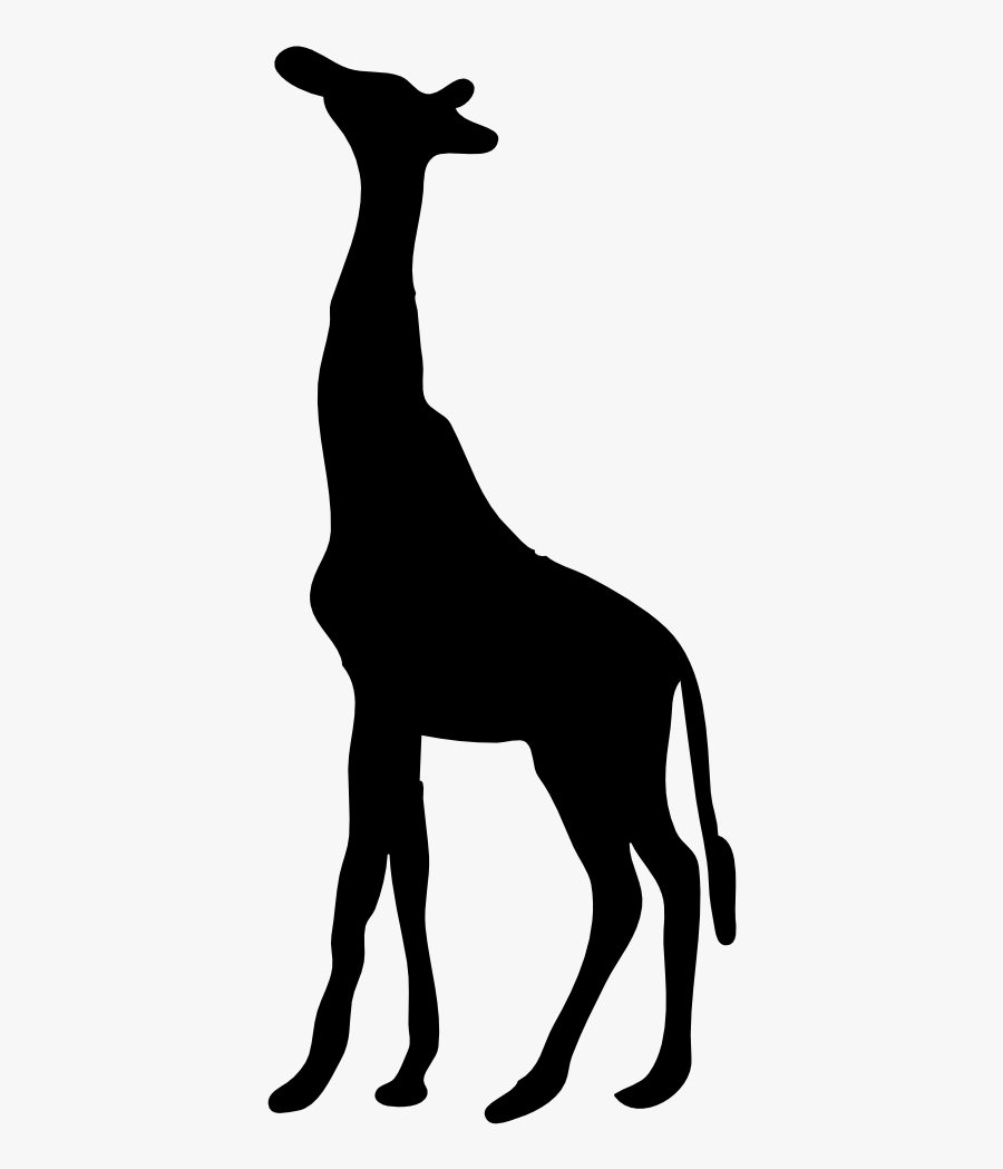 Cheetah Silhouette Cliparts - Giraffe Silhouette Png, Transparent Clipart