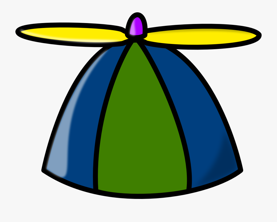 Helicopter Clipart Helicopter Hat - Transparent Background Propeller Hat, Transparent Clipart
