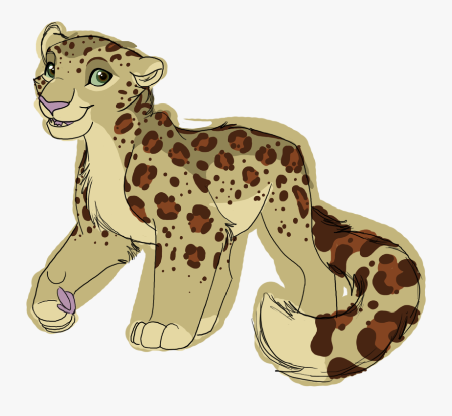 Century Clipart Leopard - Snow Leopard Drawing Base, Transparent Clipart