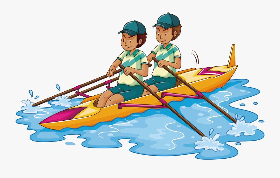 Banner Royalty Free Download Kayaking Clipart Recreation - Kayak Deux Places Dessin, Transparent Clipart