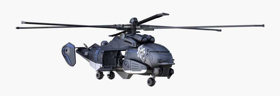 Army Helicopter Png Transparent Free Images - Gears Of War 4 Helicopter, Transparent Clipart