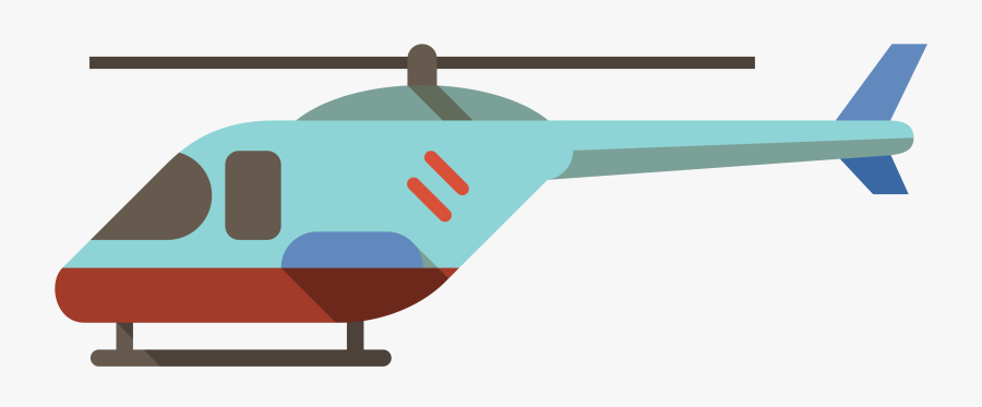 Helicopter Rotor Airplane - Vector Helicopter Png, Transparent Clipart
