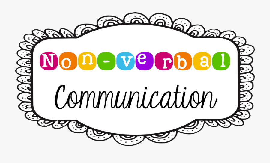Clip Art Nonverbal Communication Clipart - Non Verbal Communication Word, Transparent Clipart