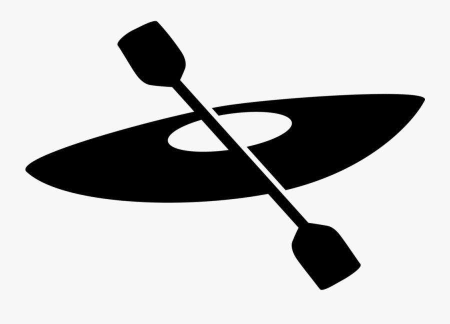 Canoe Paddle Png -image Black And White Download Join - Kayak Icon, Transparent Clipart