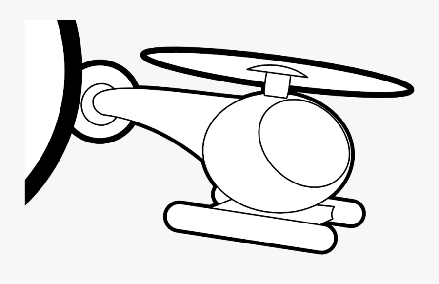 Clipart Of Dominican, Hughes And Black Hawk Helicopter - Helicopter Rotor, Transparent Clipart