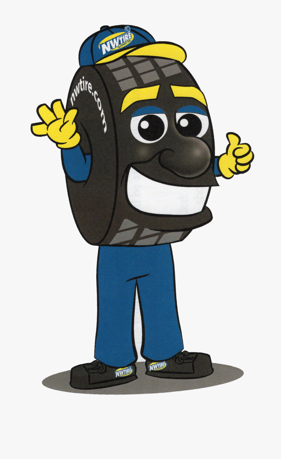 Nw Tire - Cartoon, Transparent Clipart