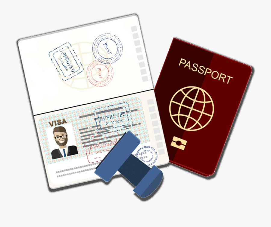 Transparent Passport Stamps Clipart - Passport And Visa Png, Transparent Clipart