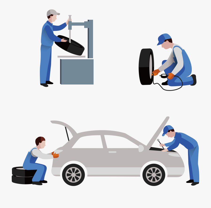 Car Tire Transprent Png Free Download Organization - Car Mechanic Png, Transparent Clipart