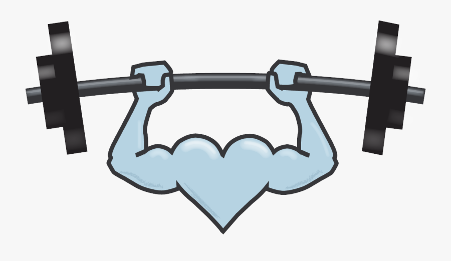 Clipart Royalty Free Weights Drawing Bent Barbell, Transparent Clipart