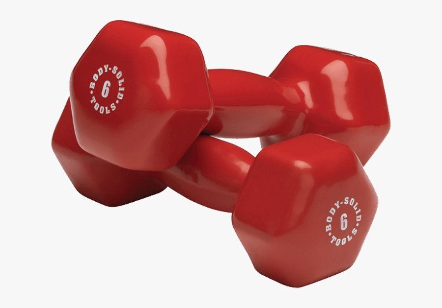 Dumbbells Red - Colorful Weights Png, Transparent Clipart
