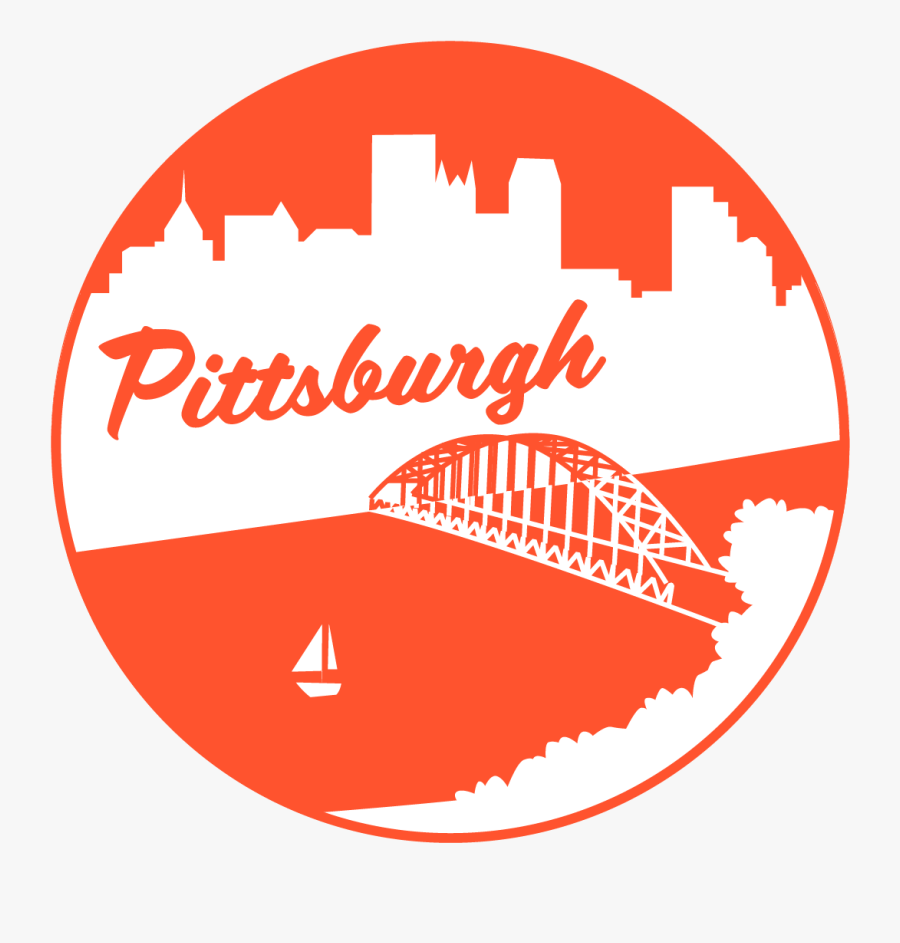 Pittsburgh Passport Stamp, Transparent Clipart