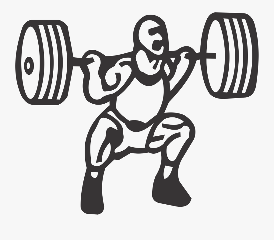 Dumbbell Clipart Powerlifting, Transparent Clipart