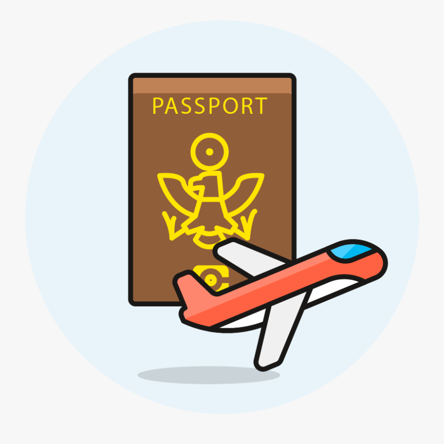 Image Creator Pushsafer Send Push Notifications Easy - Airplane And Passport Clipart Png, Transparent Clipart