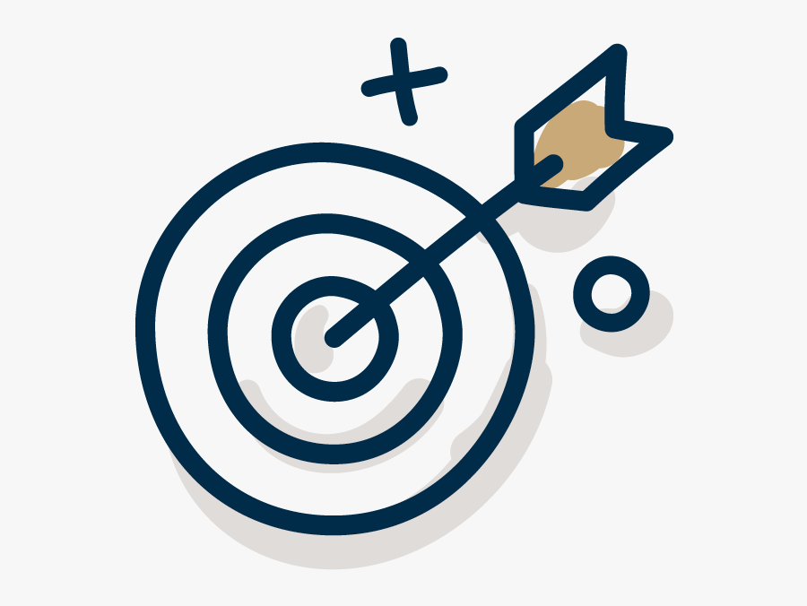 Strategic Communication Planning - Target Vector Icon, Transparent Clipart