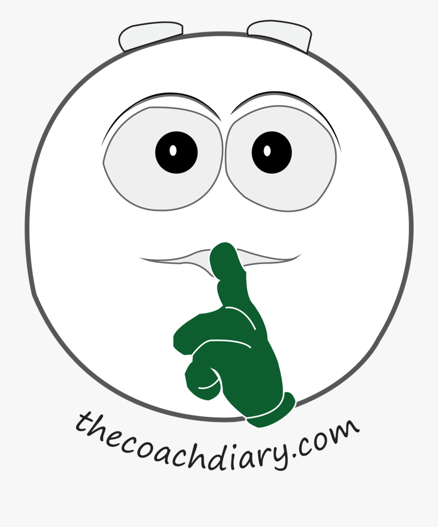 Transparent Quiet Clipart Black And White - Cartoon, Transparent Clipart