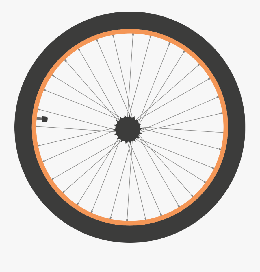 Clip Art Tire Vector Free - Bicycle Wheel Png, Transparent Clipart