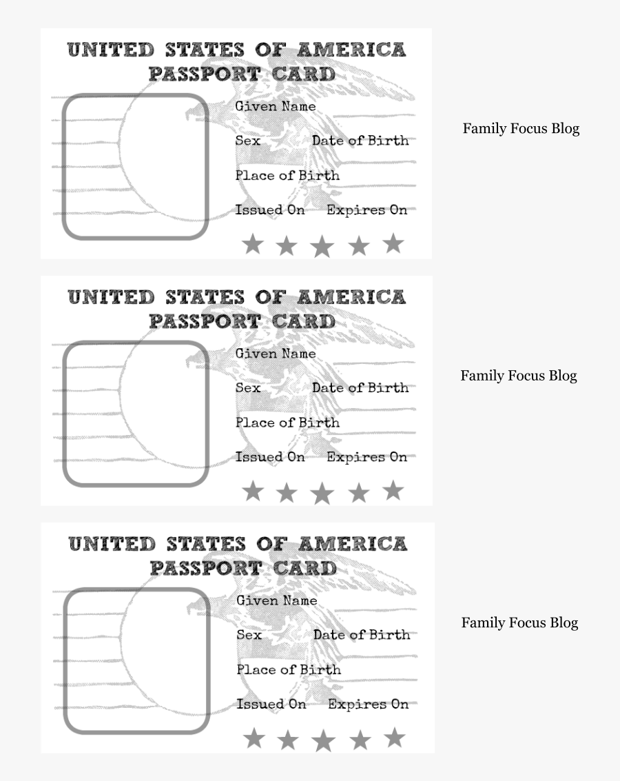 Clip Art Black And White Library Template Png Themes - Printable Passport Craft, Transparent Clipart
