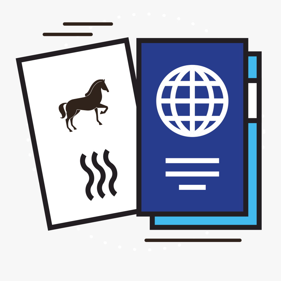 All Horses Will Have A Nfc Passport That Links To A - International Passport Icon, Transparent Clipart