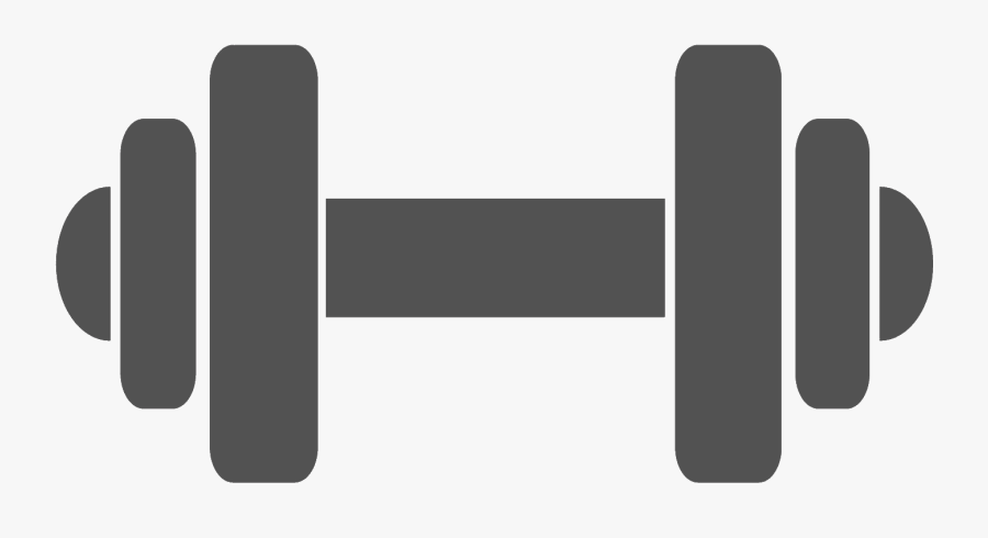 Transparent Weight Room Clipart - 아령 아이콘, Transparent Clipart