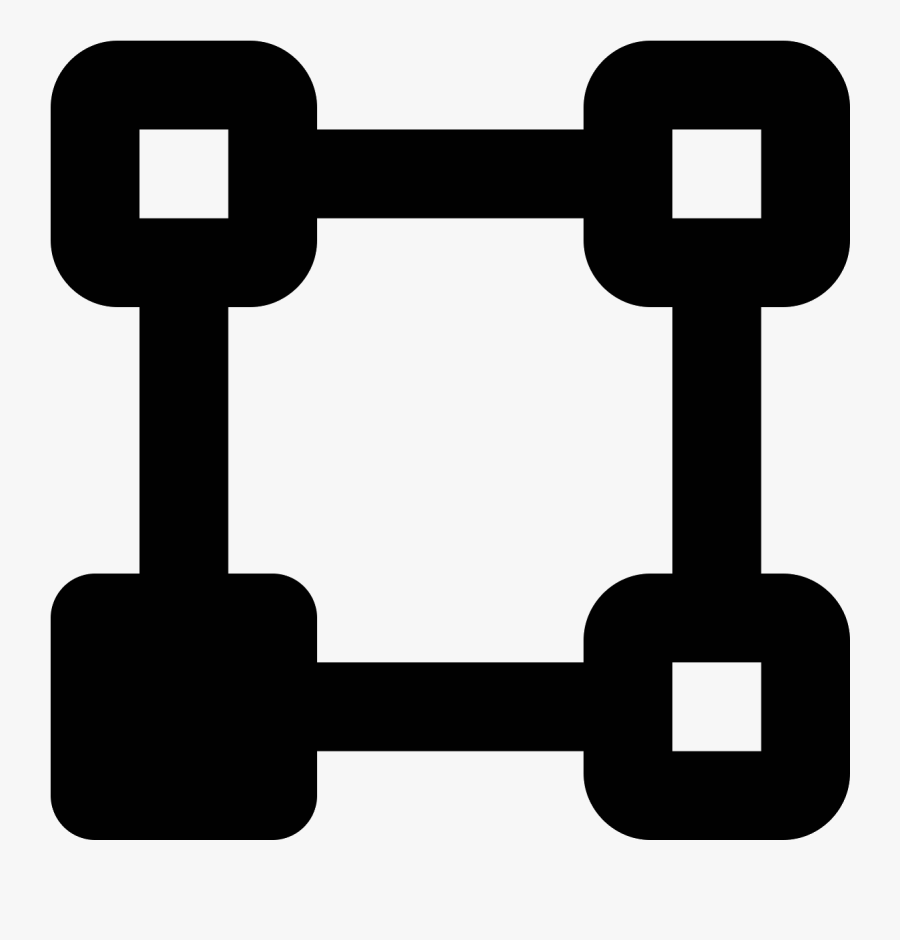 It"s Four Small Squares, Each Sitting On The Corner, Transparent Clipart