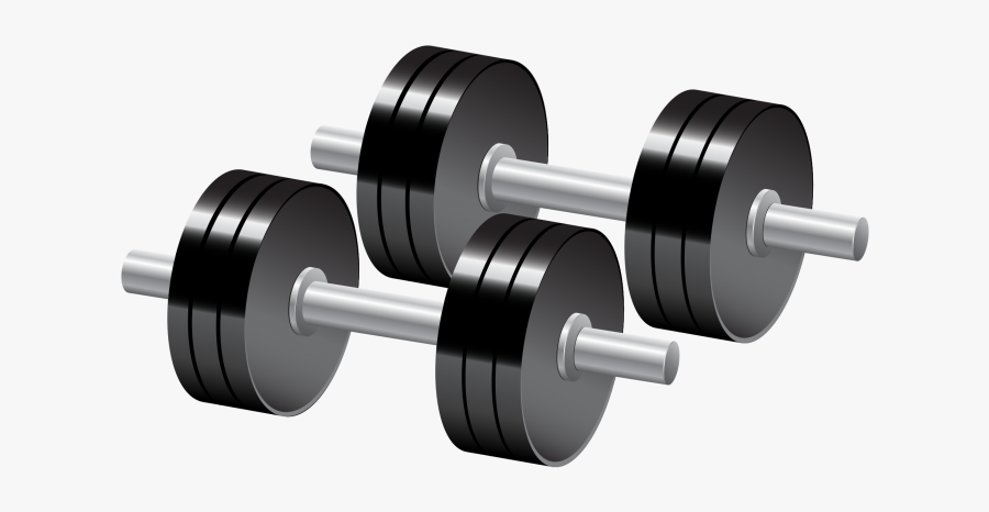 Exercise Dumble Clipart Png Image Free Download Searchpng - Dumbbell, Transparent Clipart