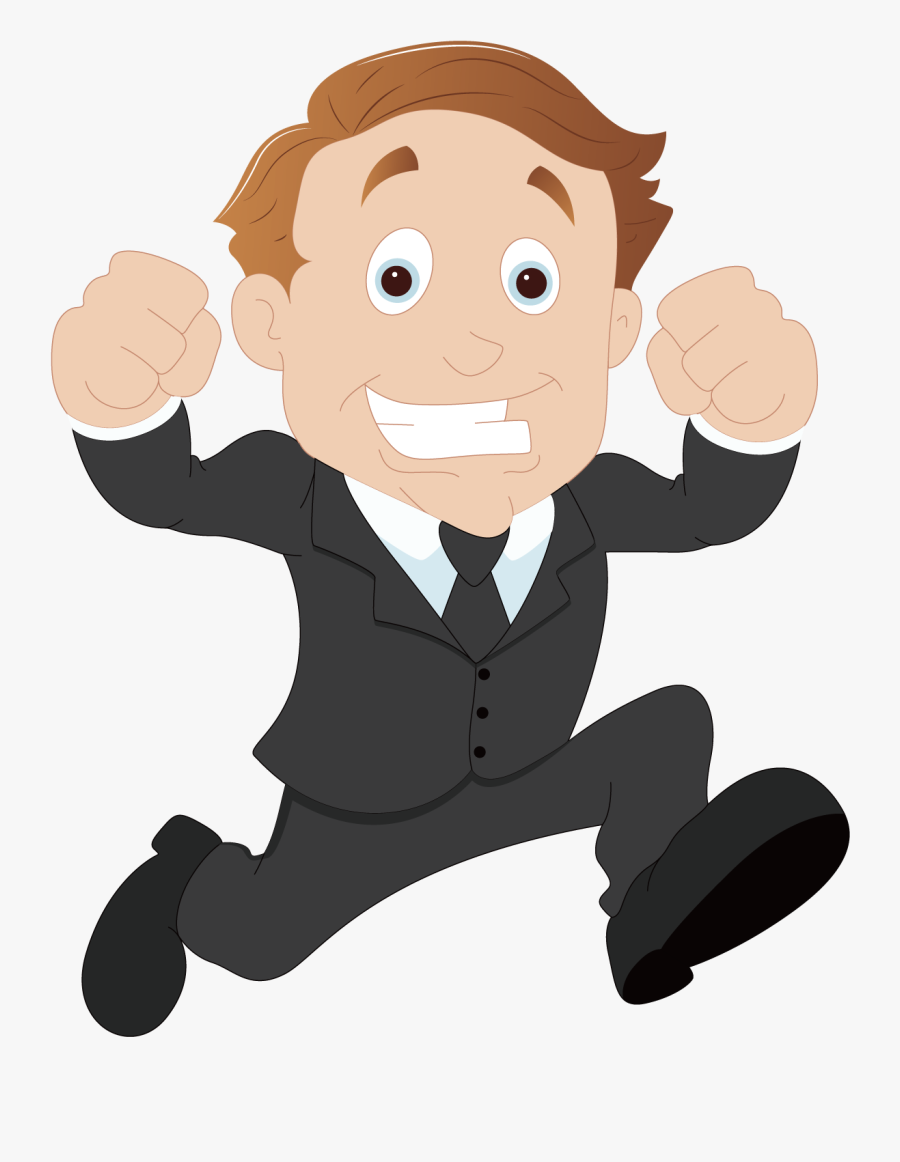 Cartoon Sales Businessperson Clip - Businessperson, Transparent Clipart