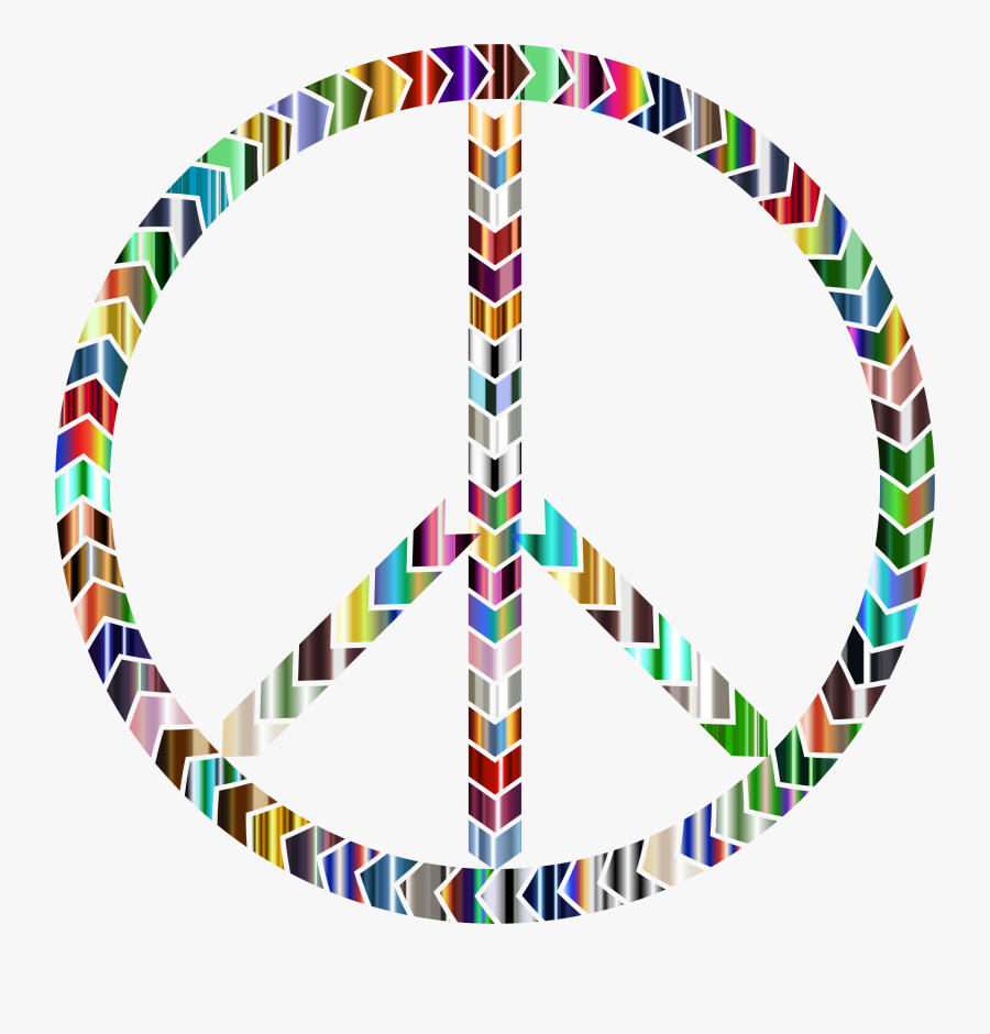 Peace Clipart Psychedelic - Clip Art, Transparent Clipart