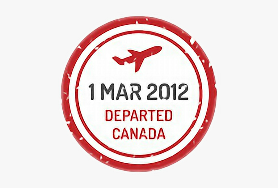 #visastamp #visa #stamp #passport #travel #canada #freetoedit - Travel Stamps Canada Transparent, Transparent Clipart