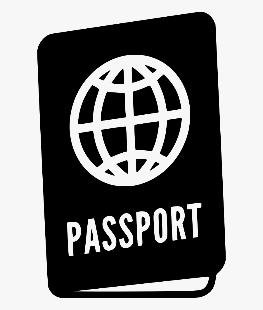 Transparent Passport Clipart Black And White - Passport Icon Free, Transparent Clipart