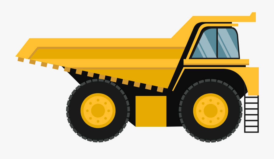 Dumper Industrial Truck Clipart Png Image Free Download - Construction Equipment, Transparent Clipart