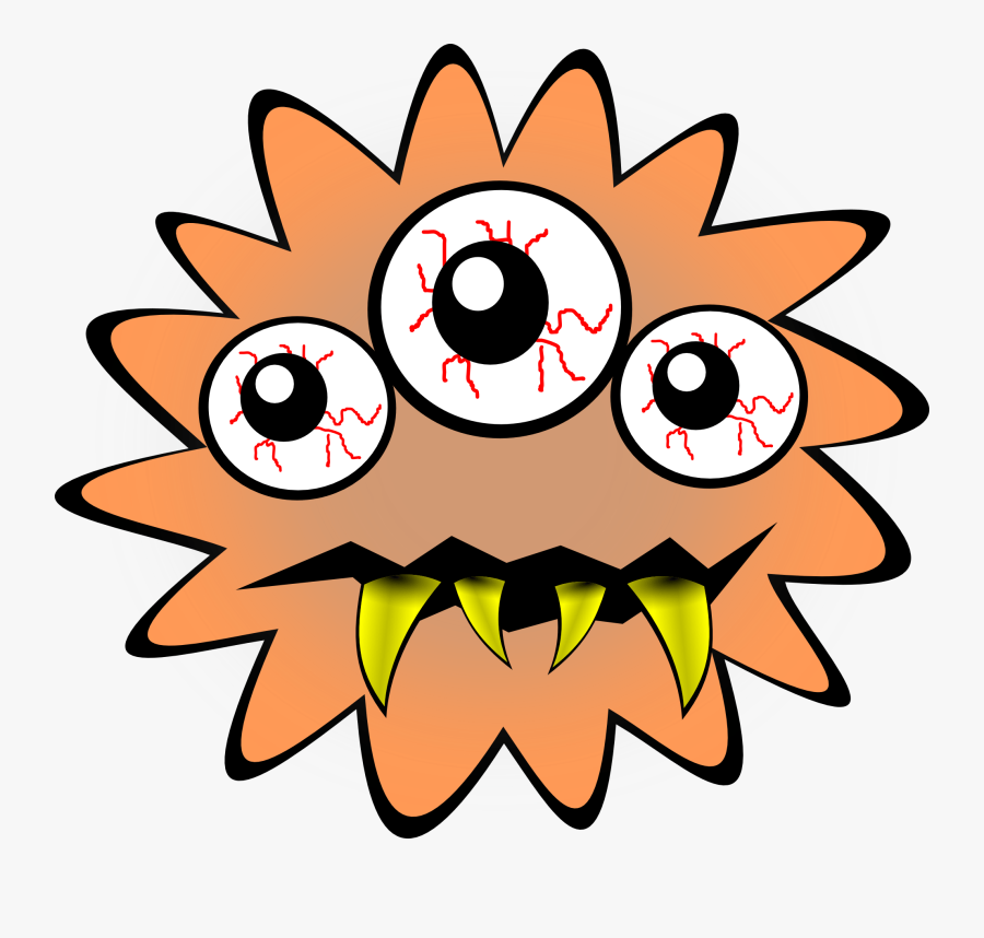 Bacteria Clipart - Bacteria Cartoon Png, Transparent Clipart