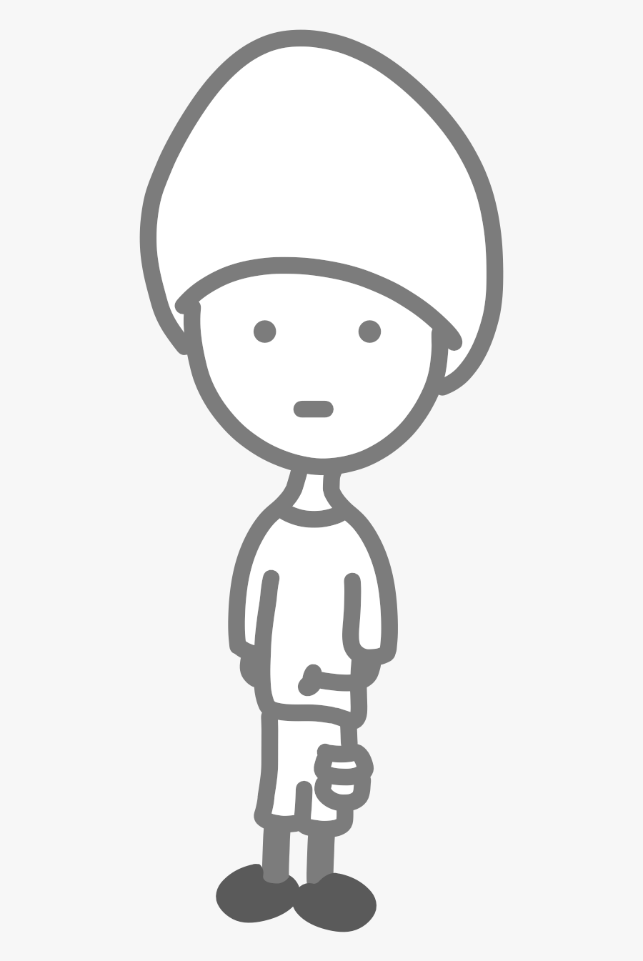 Transparent Quiet Clipart Black And White - Cartoon, Transparent Clipart