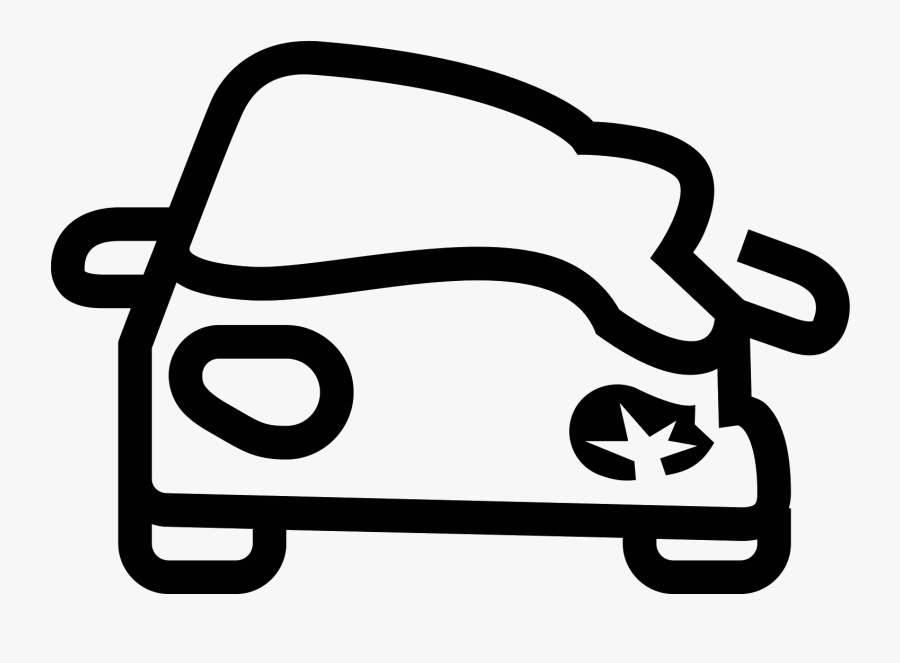 Car With Flat Tire Clipart - People In Car Icon, Transparent Clipart