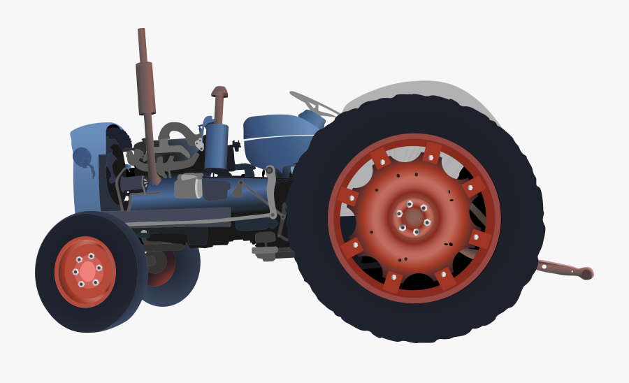 Wheel,hardware,tire - Old John Deere Tractor Ford Tractor, Transparent Clipart
