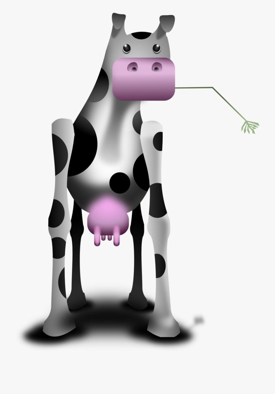 Weird Clipart Cow, Transparent Clipart