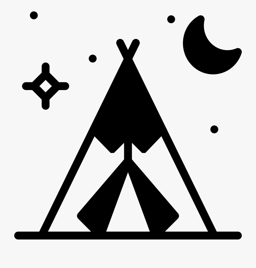 Native American Tent - Tipi Icono Png, Transparent Clipart