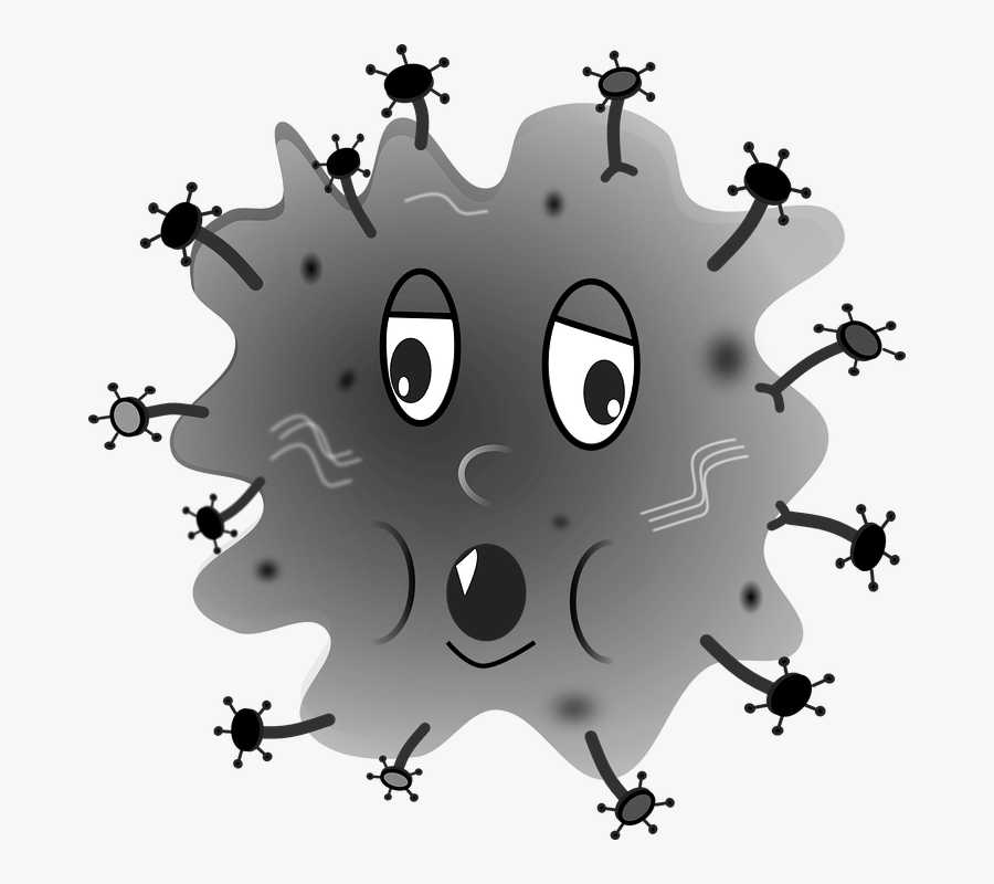 Bacteria Alves Germ Clip Art At Vector Clip Art - Germ Clip Art, Transparent Clipart