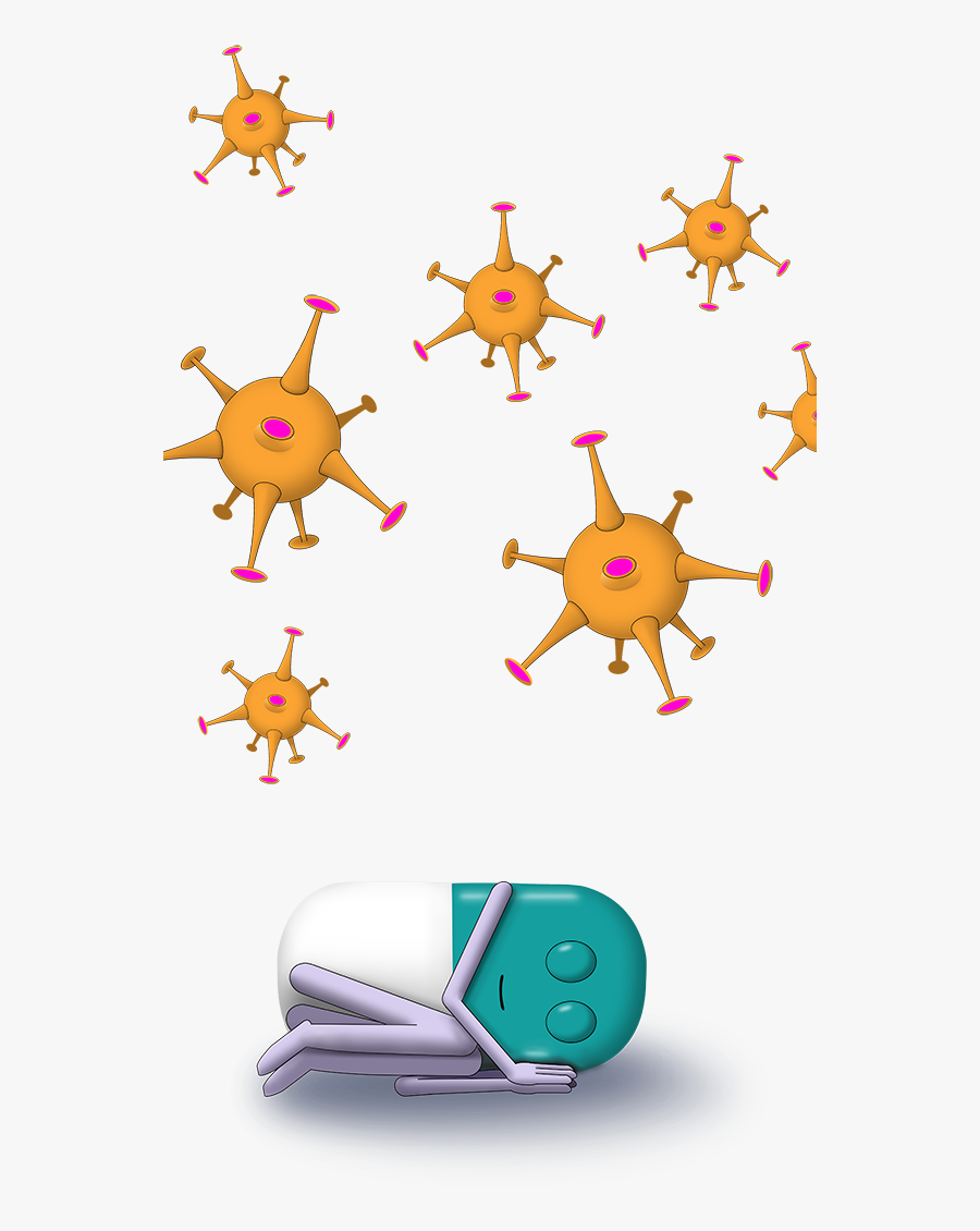 Germs Clipart Antibiotic Resistant Bacteria - Bactéria Foto Sem Fundo, Transparent Clipart