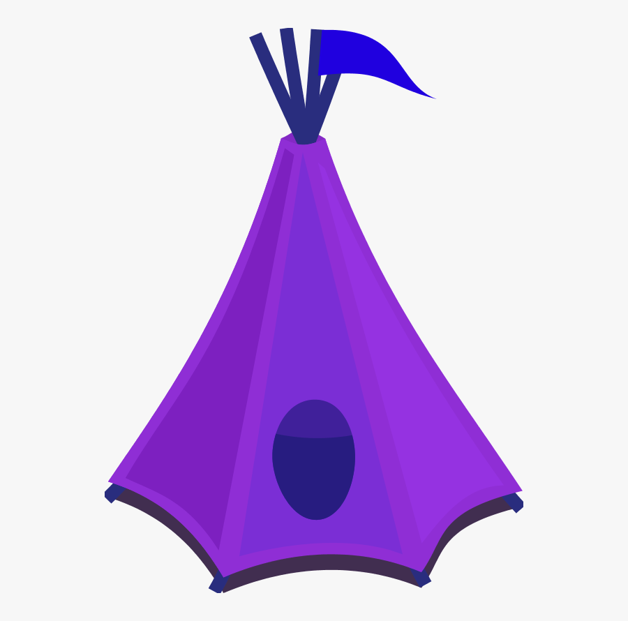 Indian Tent Vector Clip Art - Tent Cartoon, Transparent Clipart