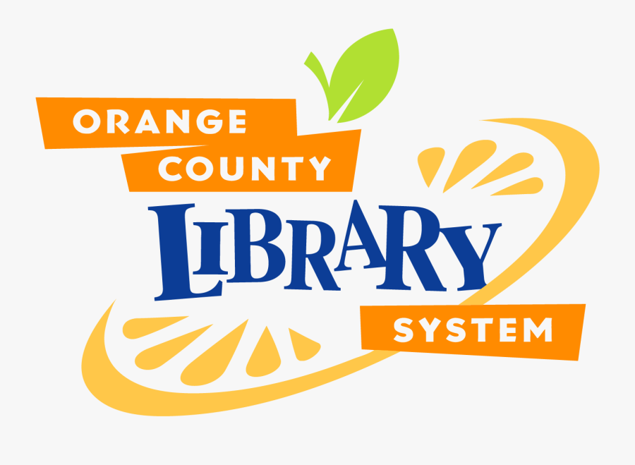 Orange County Library Logo, Transparent Clipart