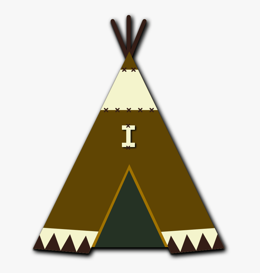 Teepee - Triangle, Transparent Clipart