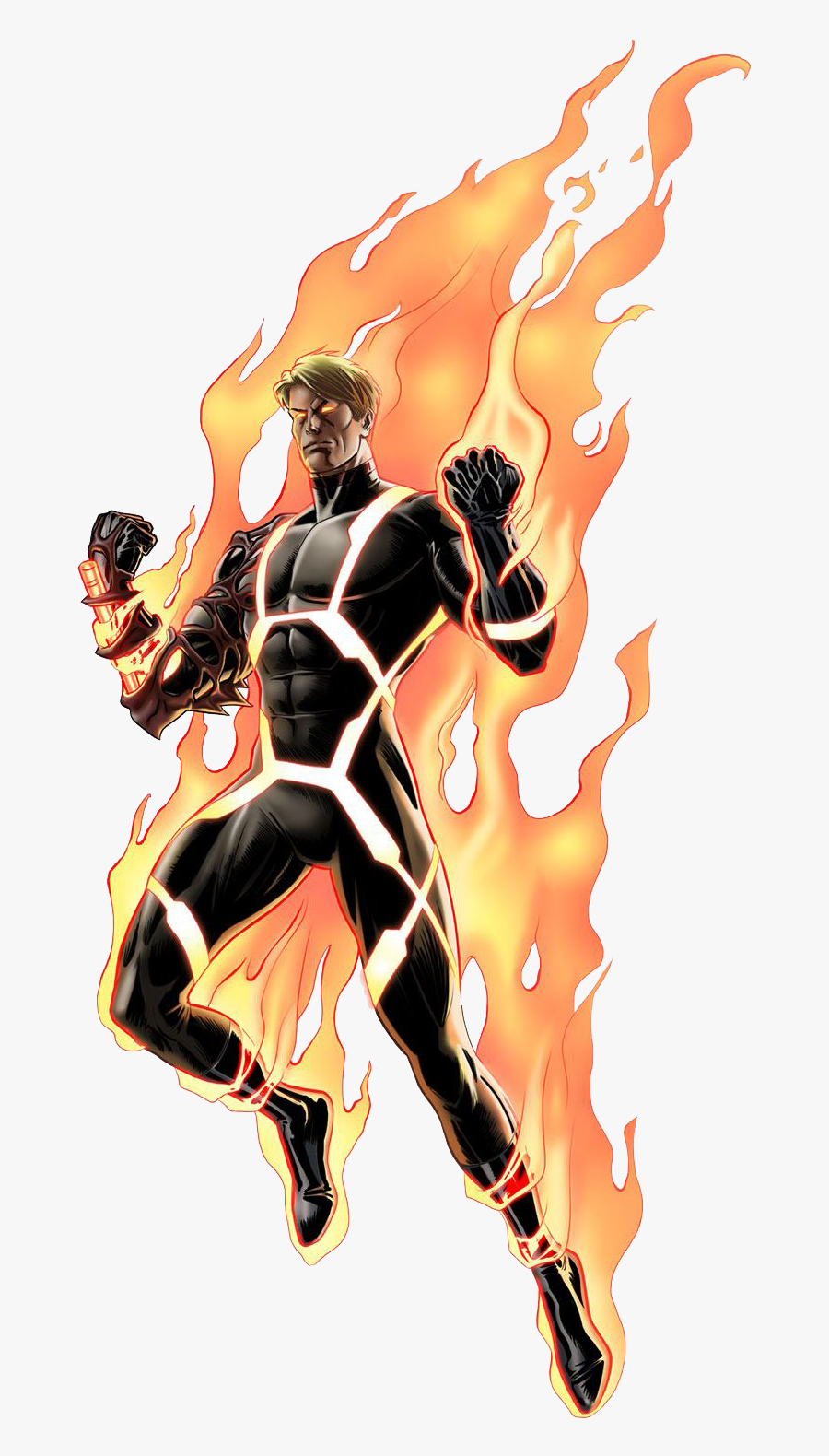 Human Torch Png Clipart - Human Torch Marvel Avengers Alliance, Transparent Clipart