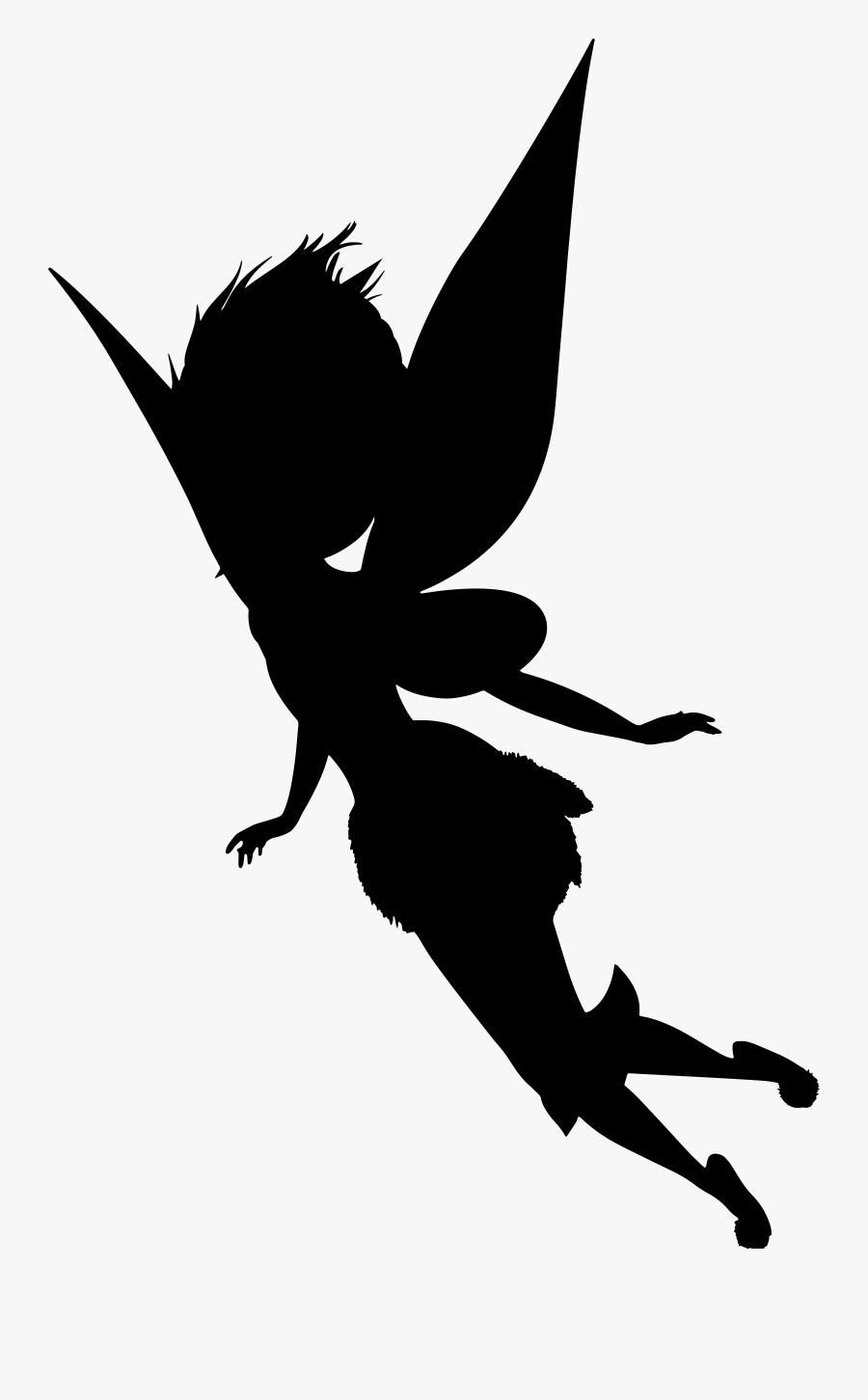 Vector Freeuse Image Result For Fairy - Fairy Silhouette No Background, Transparent Clipart
