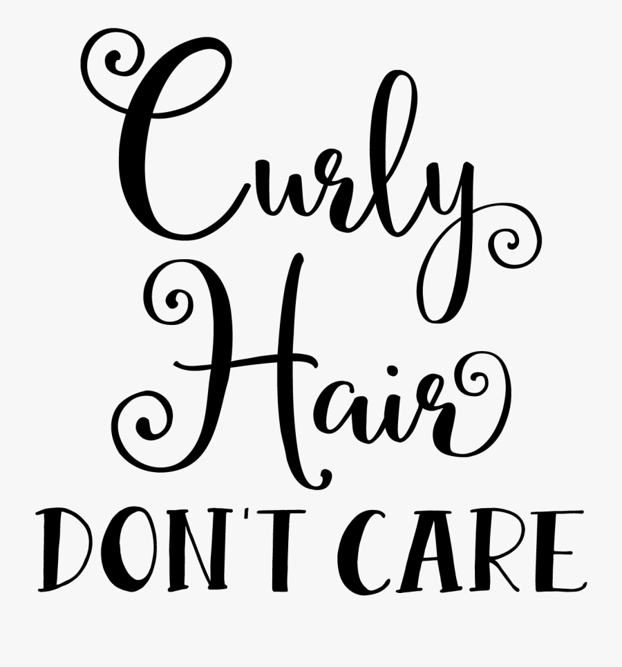 Clip Art Collection Of Free Teepee - Curly Hair Don T Care Logo, Transparent Clipart