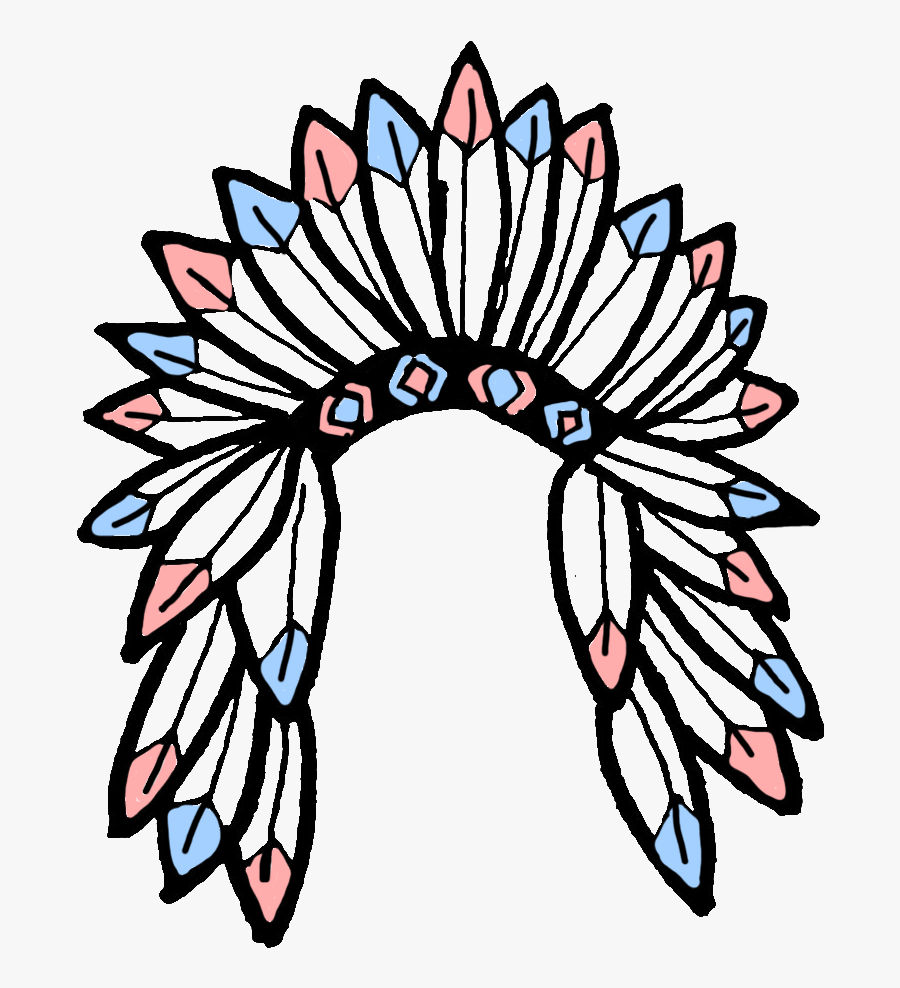Native American Headdress Transparent Clipart , Png - Indian Headdress Transparent Background, Transparent Clipart